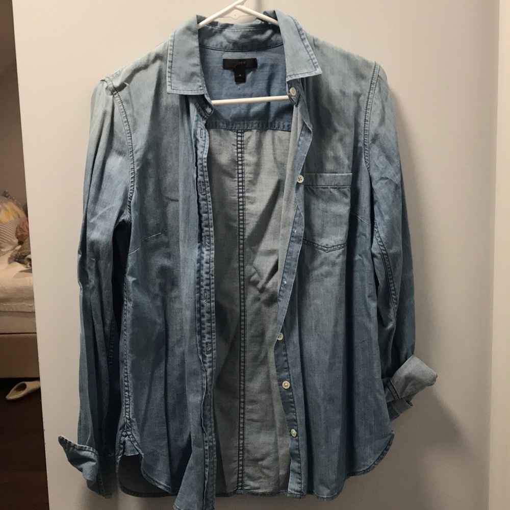 jcrew chambray shirt